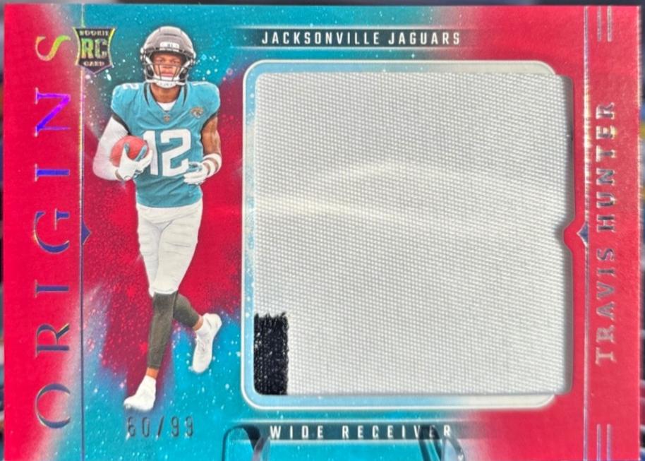 Travis Hunter #RPH-THR 2025 Panini Origins Rookie Patch Football