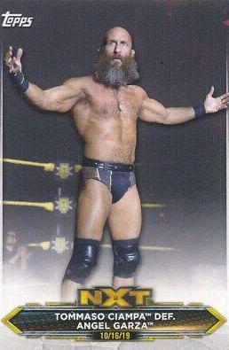 Tommaso Ciampa, Angel Garza #39 Wrestling Cards 2020 Topps WWE NXT