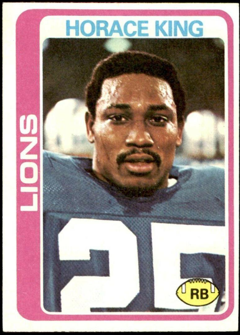 Horace King #178 Football Cards 1978 Topps