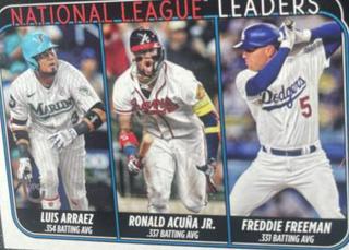 National League Leaders Batting Average