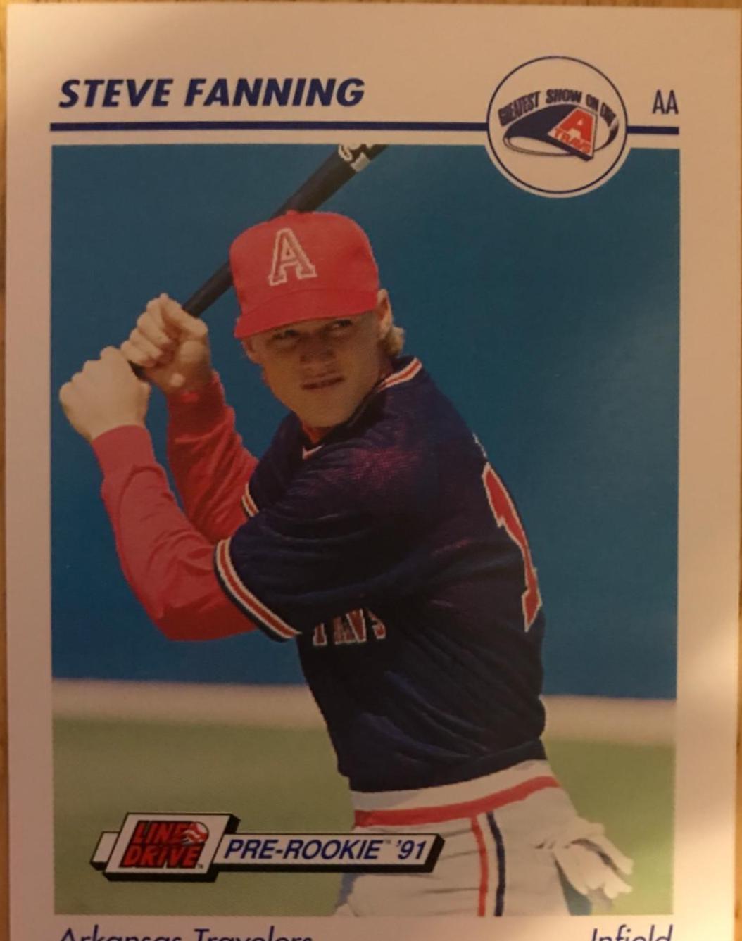 Steve Fanning #31 Baseball Cards 1991 Impel Line Drive Pre Rookie AA