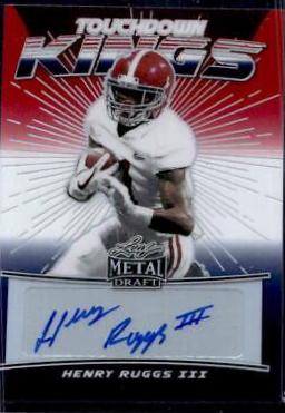 Henry Ruggs III #BA-HR3 2020 Leaf Metal Draft Autographs Football