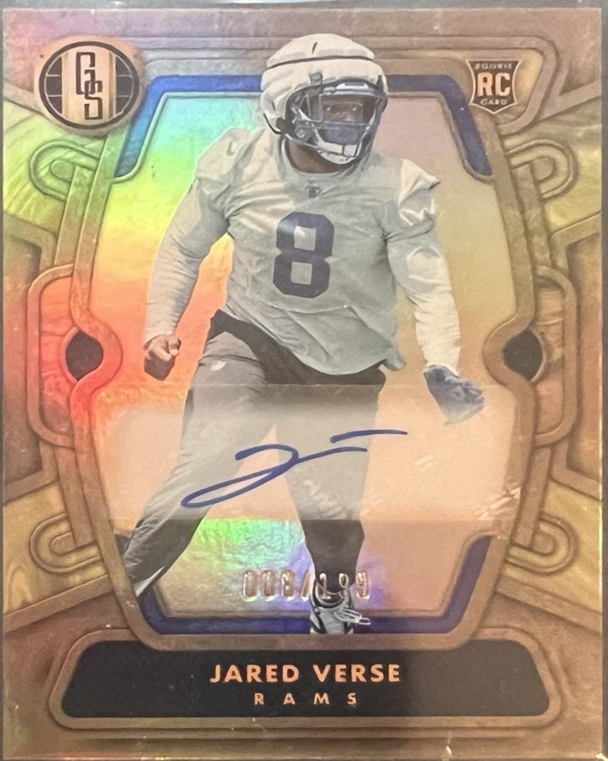 Jared Verse #117 Football Cards 2024 Panini Gold Standard Autograph