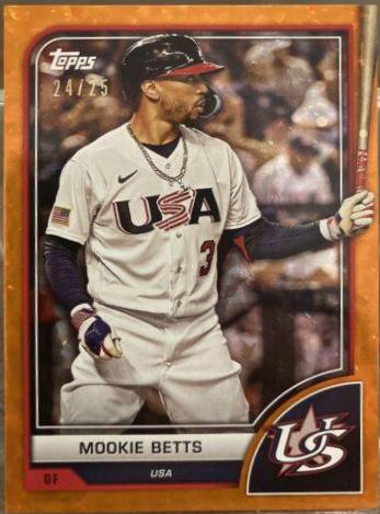 Mookie Betts [Orange Cracked Ice] #33