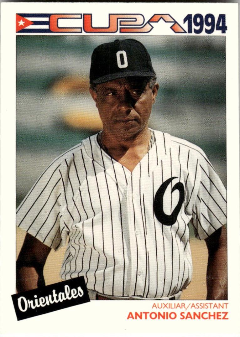 Antonio Sanchez #128 1994 Cuban Serie Selectiva Baseball