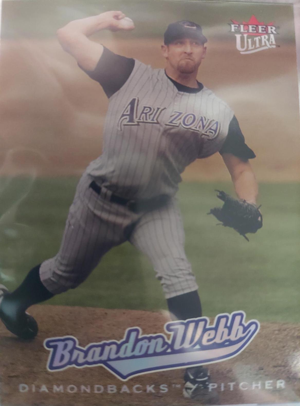 Brandon Webb #66 Baseball Cards 2005 Fleer Ultra