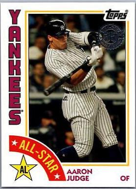 Aaron Judge #AJ Baseball Cards 2019 Topps 1984 Baseball All Stars