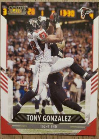 Tony Gonzalez #278 2021 Panini Score Football