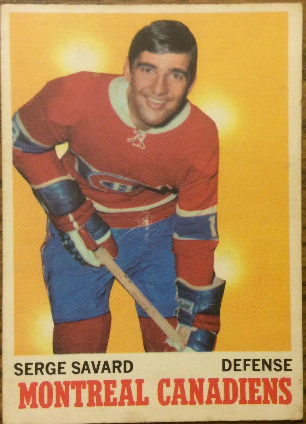 Serge Savard #51 Hockey Cards 1970 O-Pee-Chee