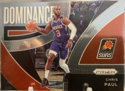 Chris Paul #8 Basketball Cards 2021 Panini Prizm Dominance