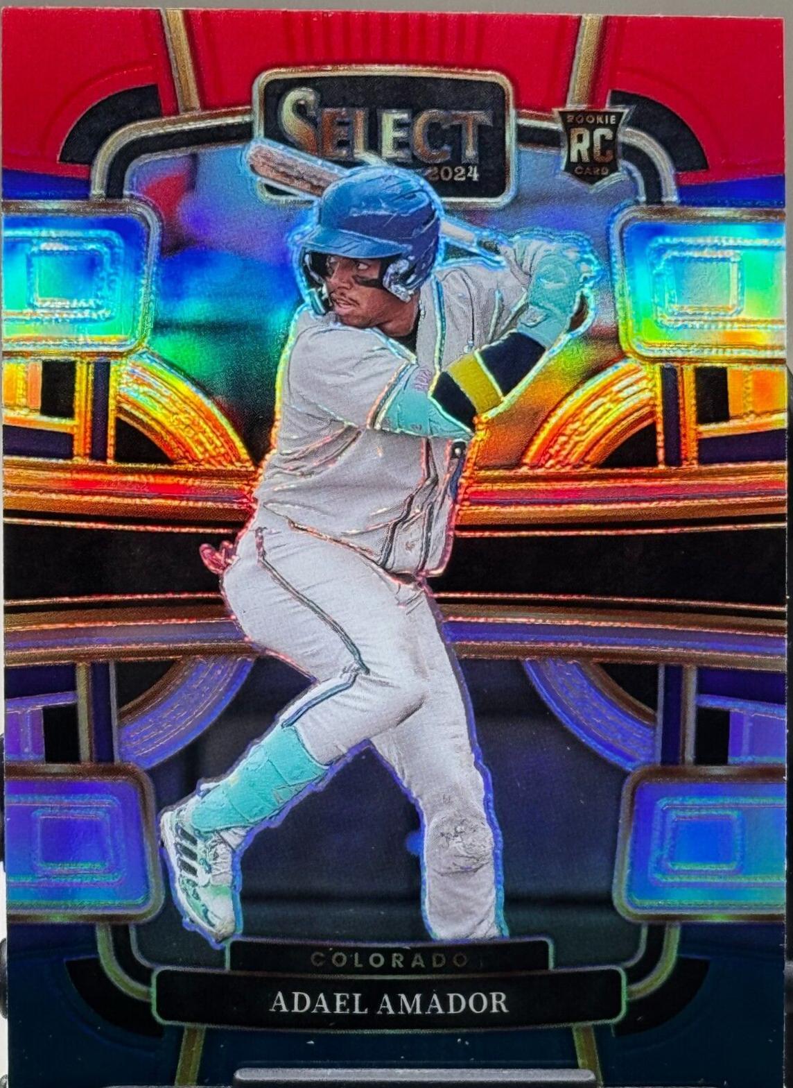Adael Amador [Red Blue Prizm] #74