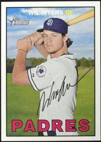 Wil Myers #9 Baseball Cards 2016 Topps Heritage