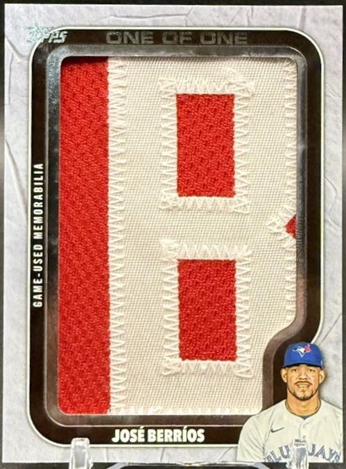 Jose Berrios #ITN-JB 2025 Topps In The Name Relic Baseball