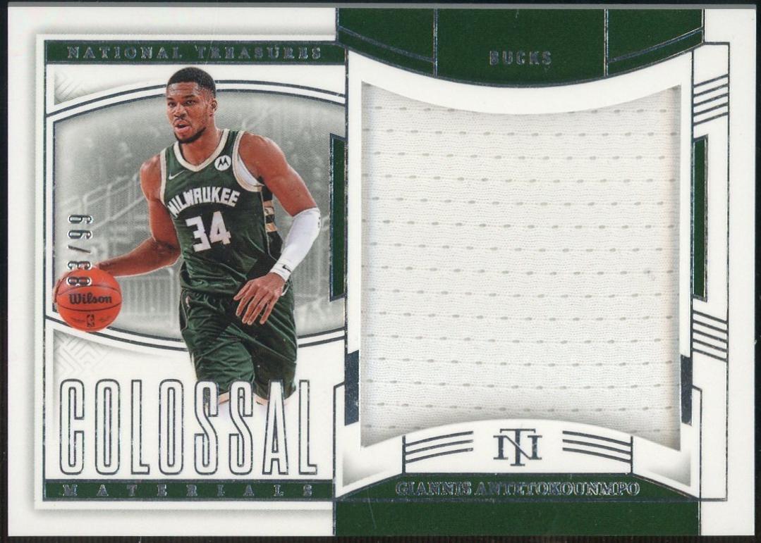 Giannis Antetokounmpo #19 Prices | 2024 Panini National Treasures Colossal  Materials | Basketball Cards