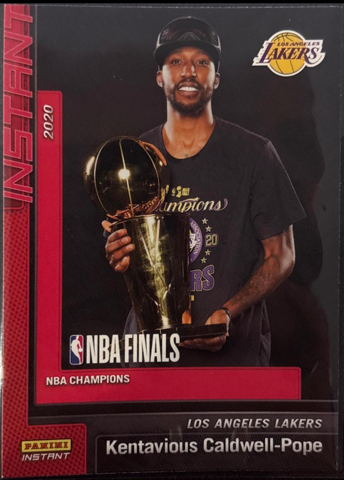Kentavious Caldwell-Pope #5 Basketball Cards 2019 Panini Instant Lakers NBA Champions
