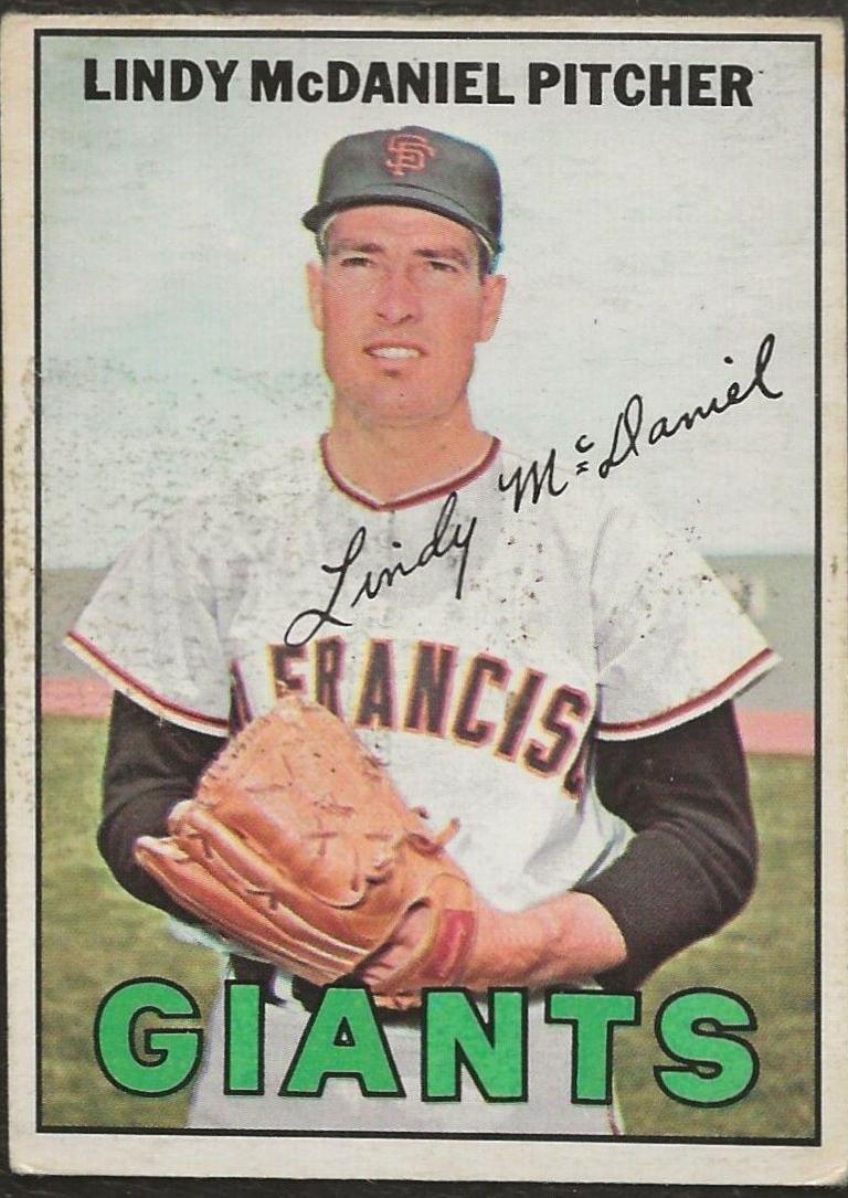 Lindy McDaniel #46 Baseball Cards 1967 O Pee Chee
