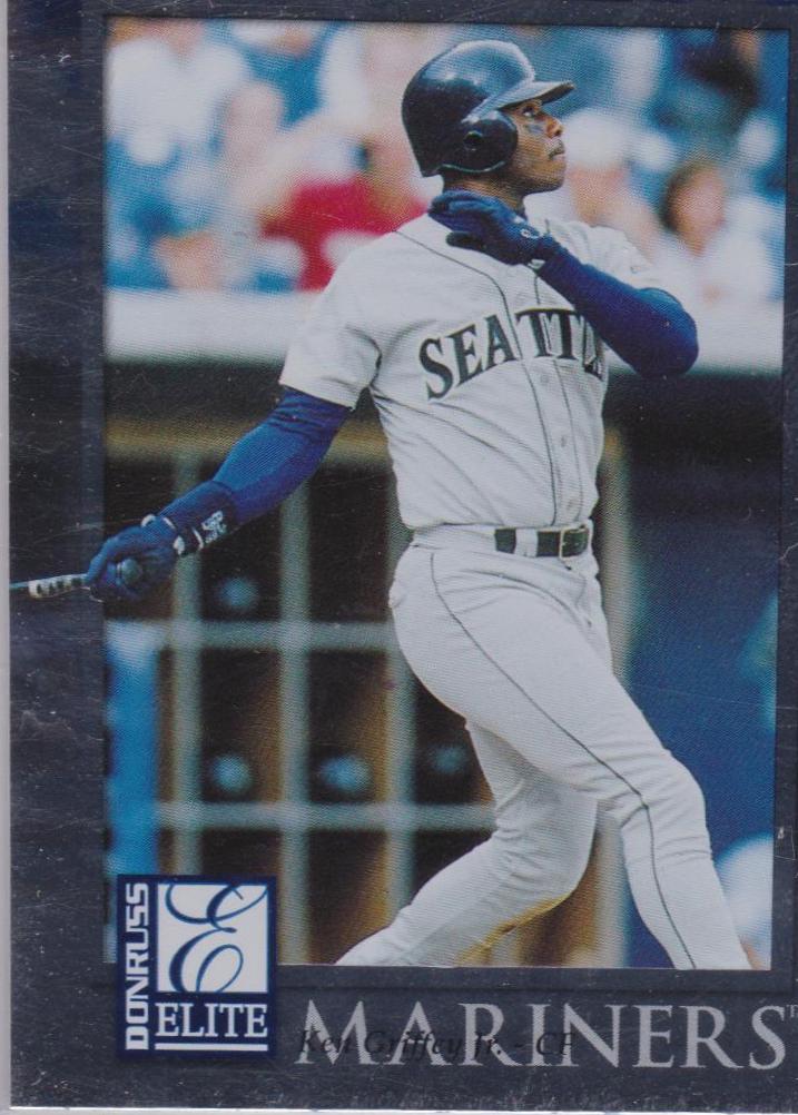 Ken Griffey Jr. #1 Baseball Cards 1998 Donruss Elite