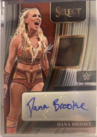 Dana Brooke #SG-DBK Wrestling Cards 2022 Panini Select WWE Signatures