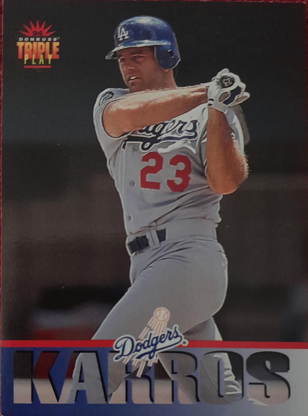 Eric Karros #85 1994 Donruss Triple Play Baseball
