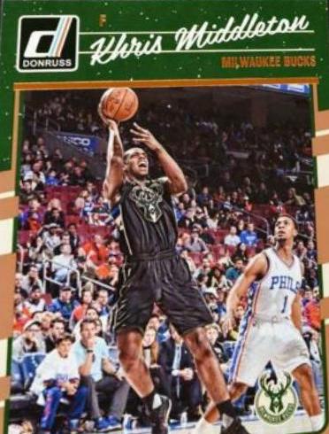 Khris Middleton #7 Basketball Cards 2016 Panini Donruss