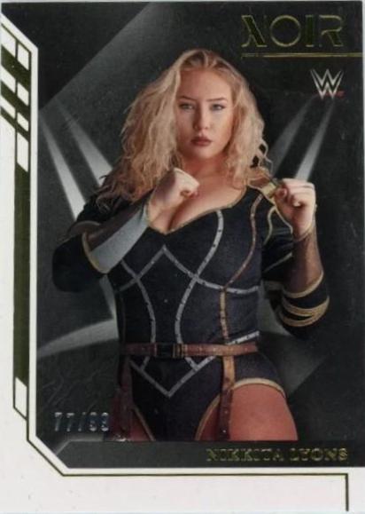 Nikkita Lyons #8 Wrestling Cards 2023 Panini Chronicles WWE Noir
