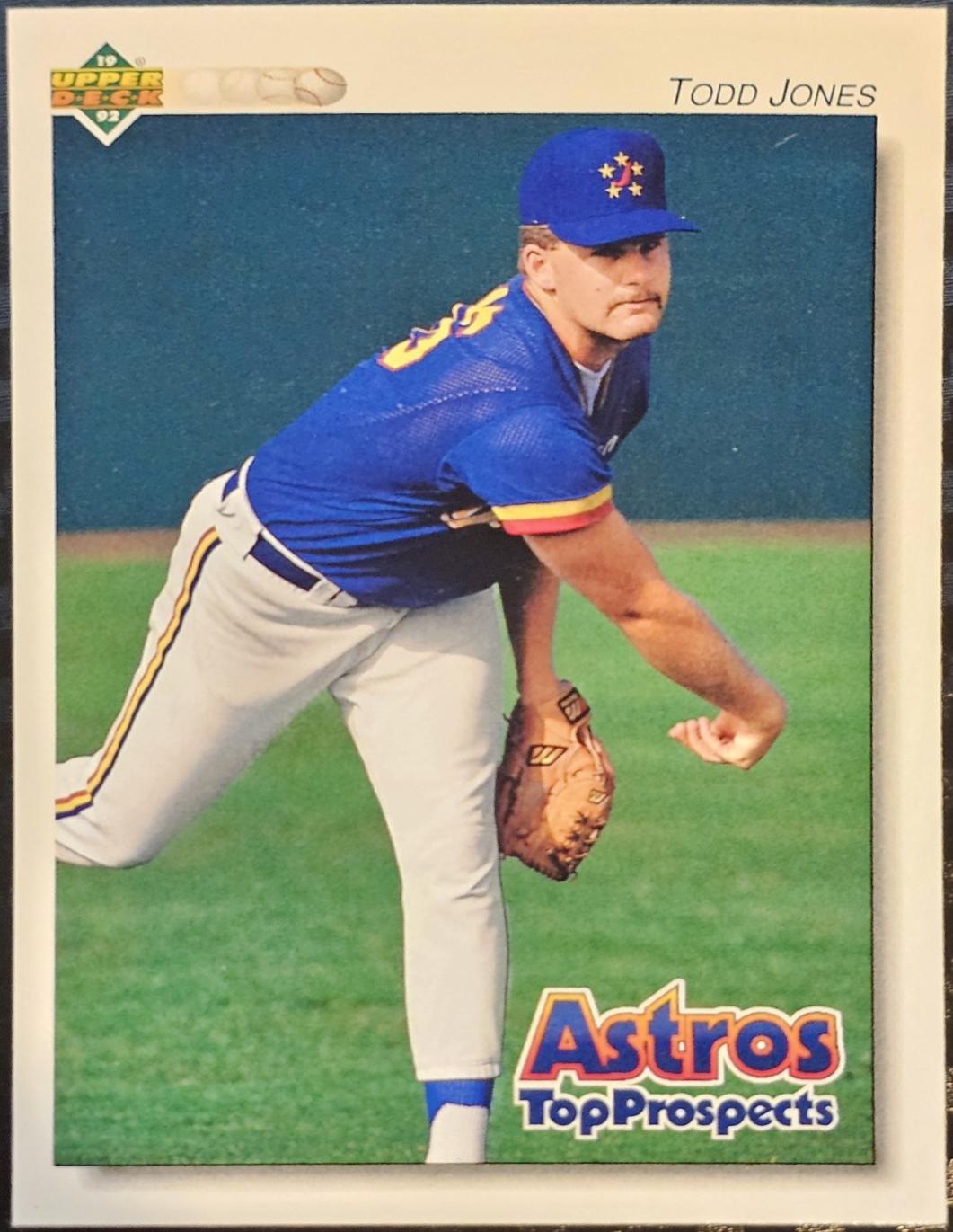 Todd Jones #219 1992 Upper Deck Minor League Baseball