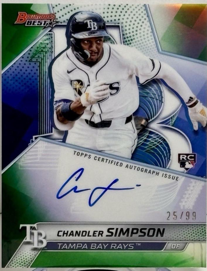 Chandler Simpson [Green Refractor] #B25-CSI