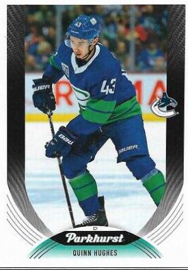 Quinn Hughes #4 Hockey Cards 2020 Parkhurst