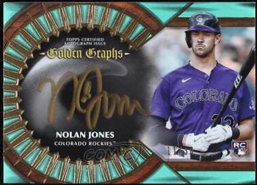Nolan Jones [Aqua Autograph] #FSA-NJ