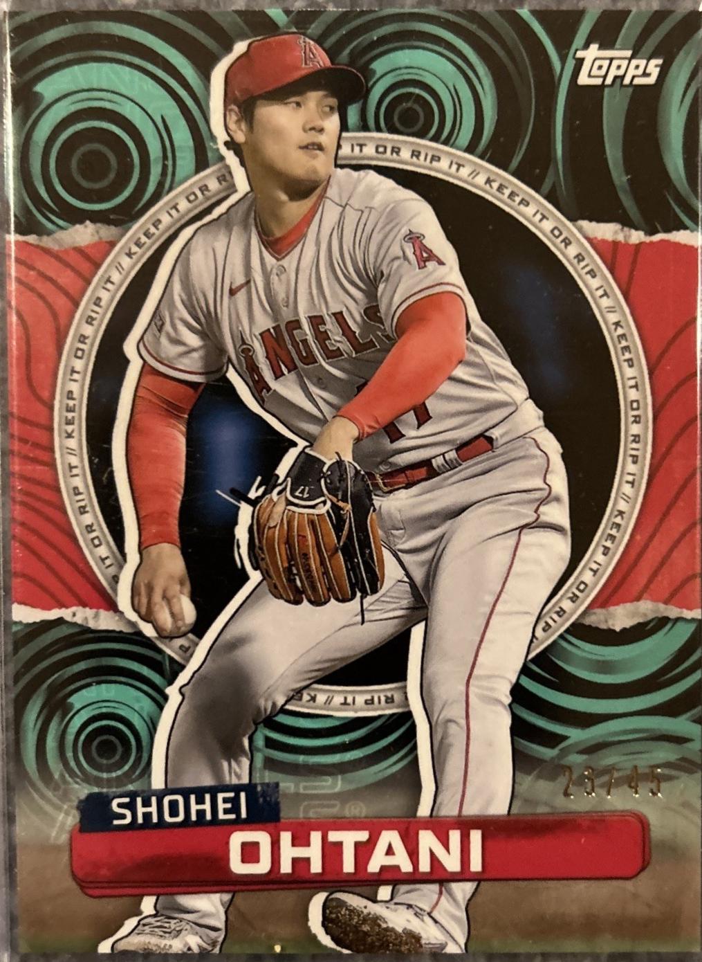 Shohei Ohtani [Aqua Black Ripples] #81
