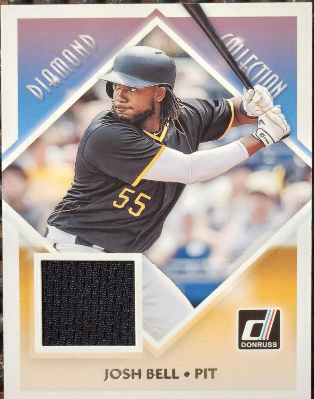 Josh Bell #DC-JB Baseball Cards 2018 Panini Donruss Diamond Collection Relics