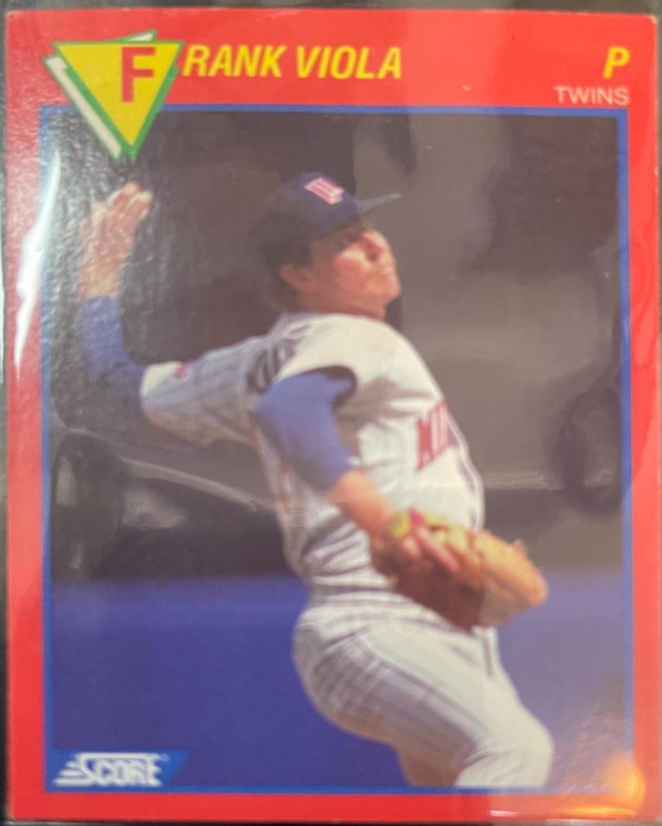 Frank Viola #5 Baseball Cards 1989 Score Superstars
