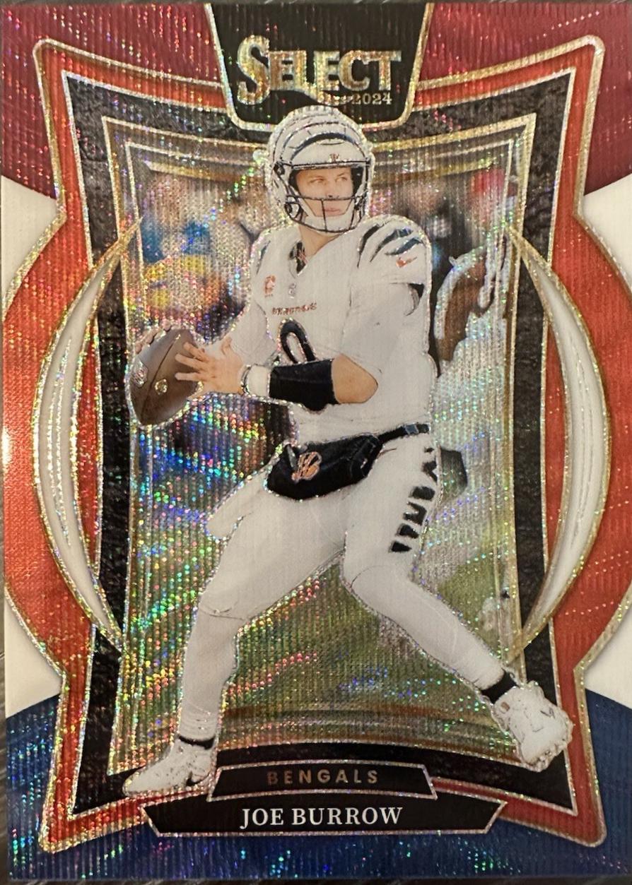 Joe Burrow [Tri-Color Prizm] #39 Prices | 2024 Panini Select | Football  Cards
