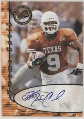 Kwame Cavil Football Cards 2000 Press Pass Autograph
