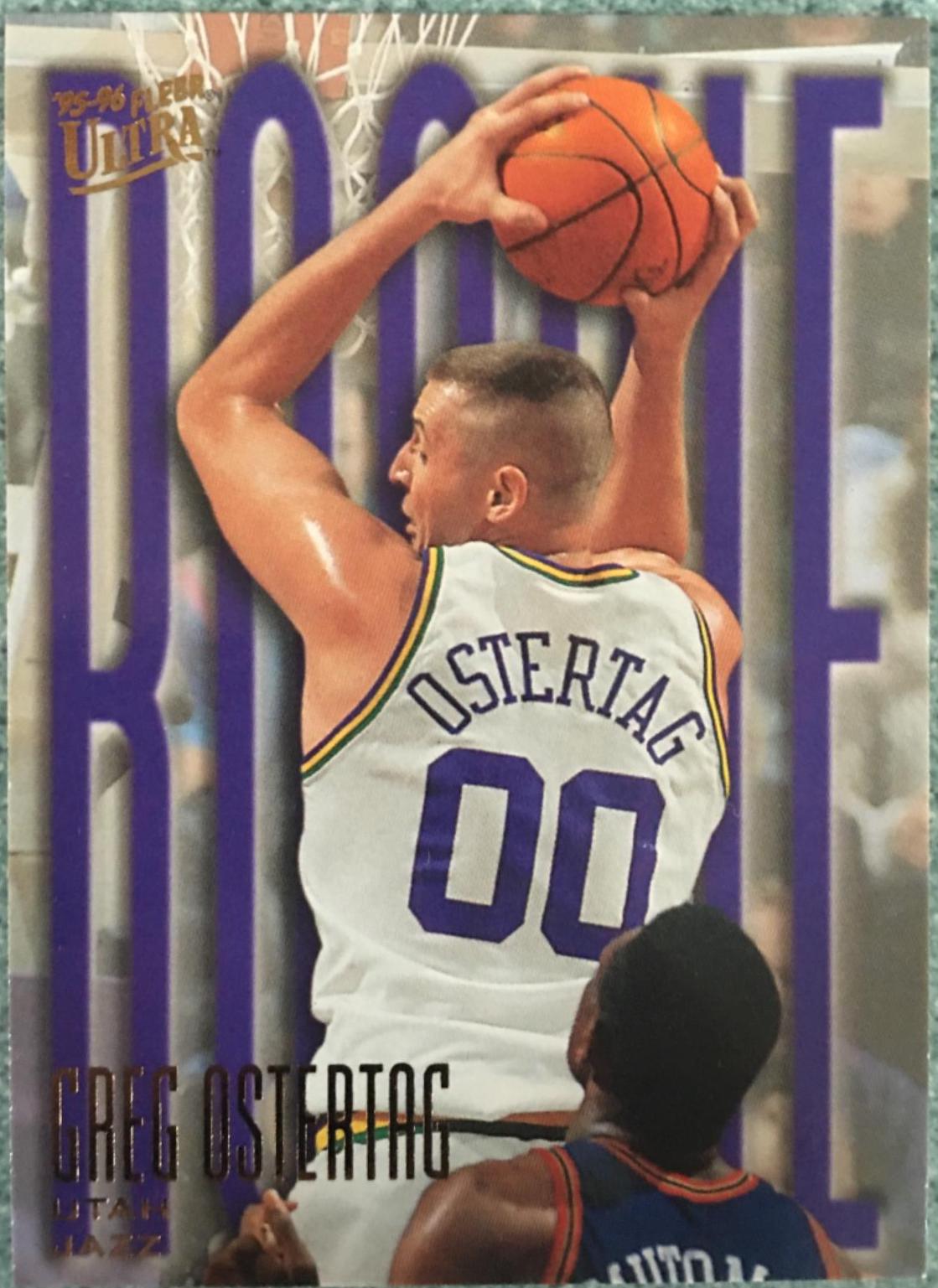 Greg Ostertag #281 Basketball Cards 1995 Ultra