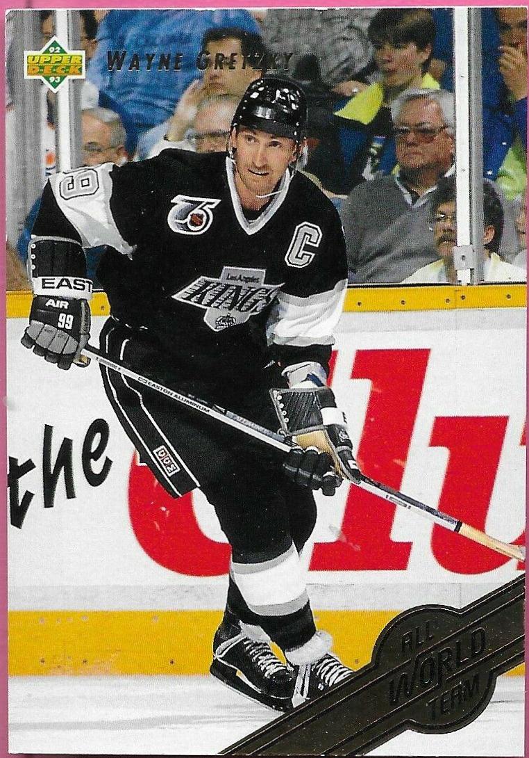 Wayne Gretzky #W1 Hockey Cards 1992 Upper Deck All World Team