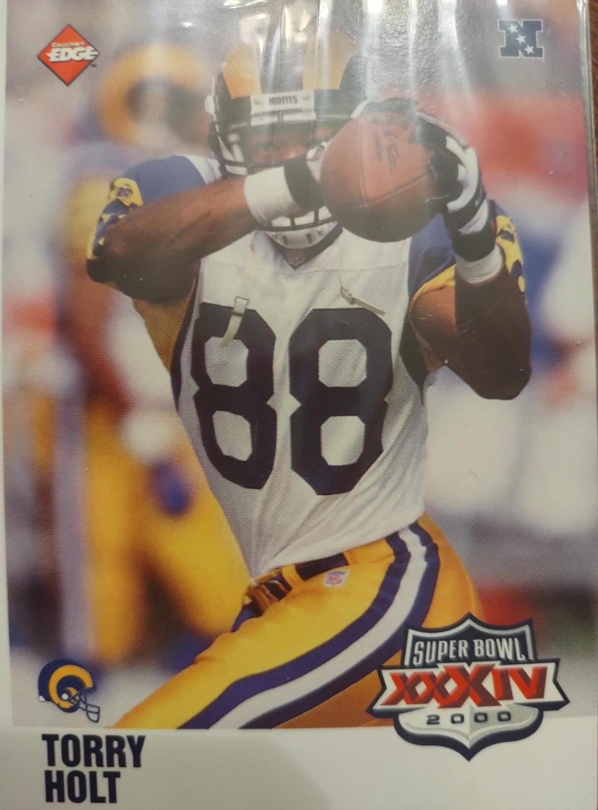 Torry Holt #R6 Football Cards 2000 Collector's Edge Super Bowl
