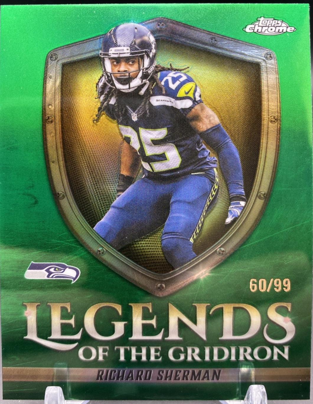 Richard Sherman [Green Refractor] #LOG-36