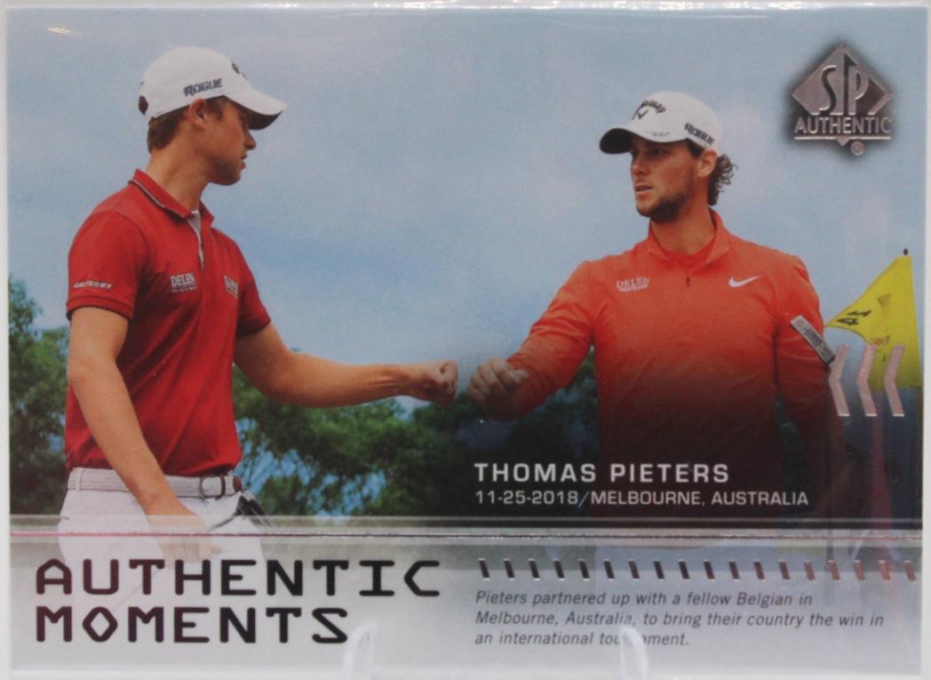 Thomas Pieters #32 2024 Upper Deck Portfolio Sp Authentic Golf