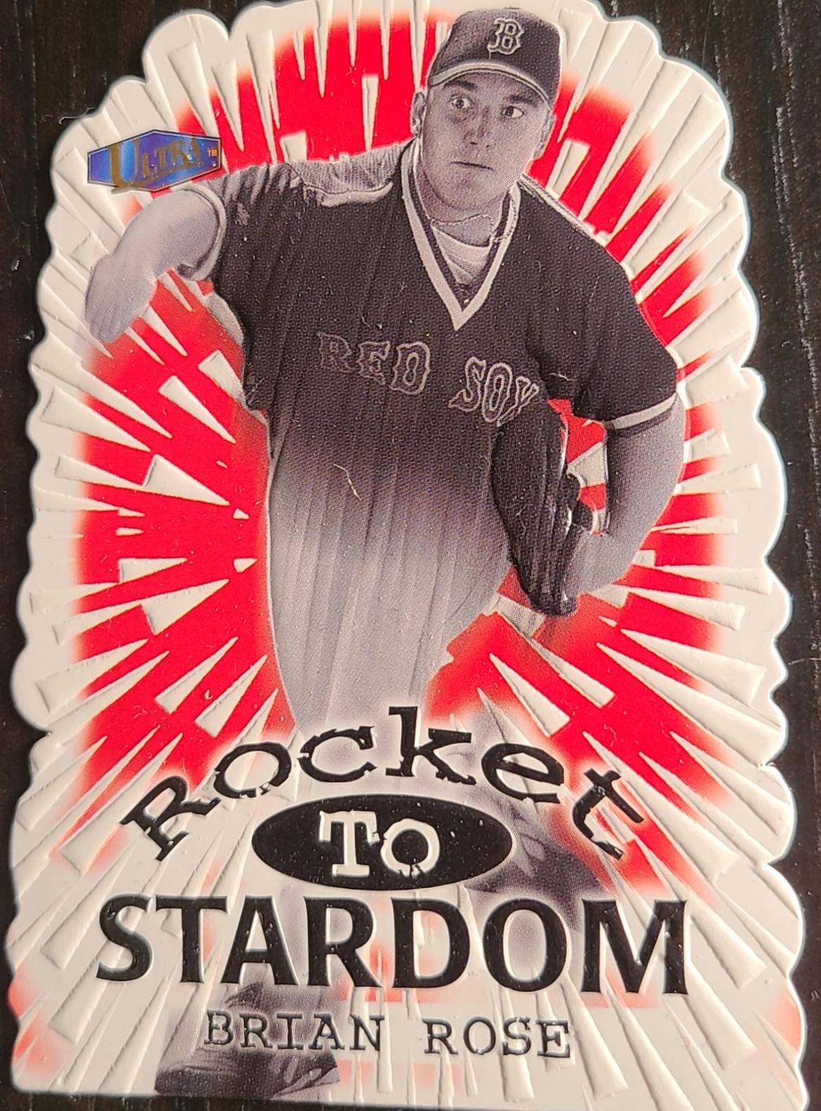Brian Rose #5 of 15 Baseball Cards 1998 Ultra Rocket to Stardom