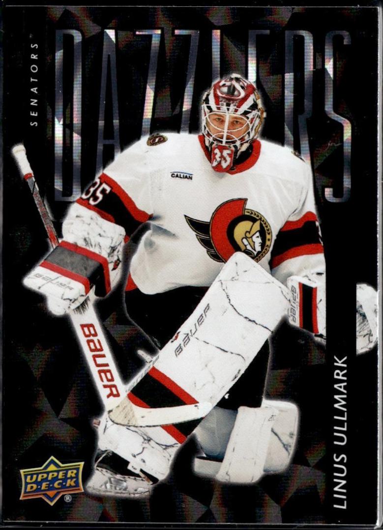 Linus Ullmark #DZ-96 2025 Upper Deck Series 2 Dazzlers Hockey
