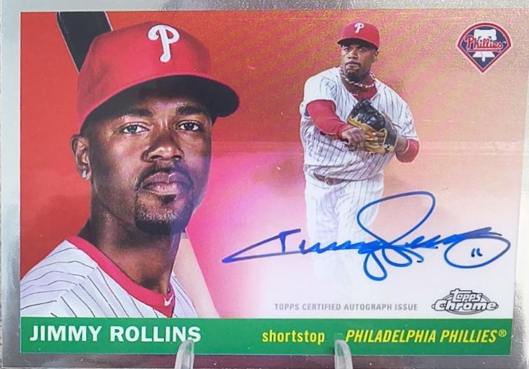 Jimmy Rollins #CPA-JRO 2025 Topps Chrome Platinum Autograph Baseball