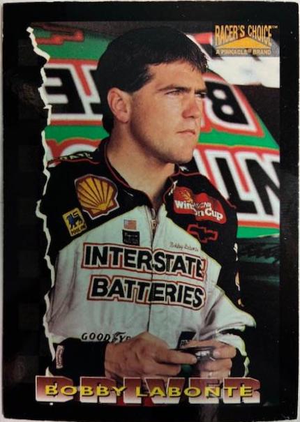 Bobby Labonte #14 Racing Cards 1996 Pinnacle Racer's Choice NASCAR