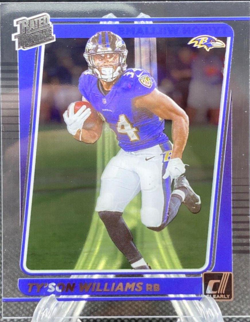 Ty'Son Williams #99 2021 Panini Clearly Donruss Football