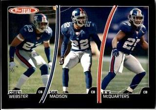 Corey Webster, R. W. McQuarters, Sam Madison