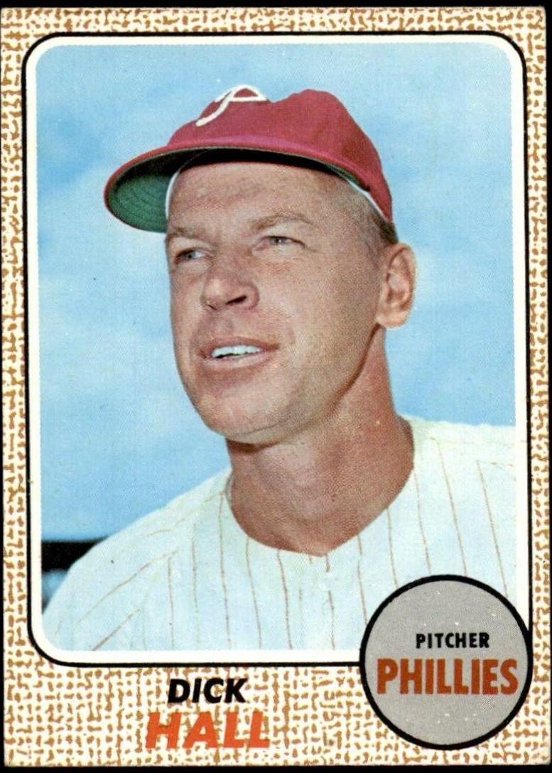 Dick Hall #17 Baseball Cards 1968 Topps Milton Bradley