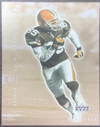 Kevin Johnson #20 Football Cards 2001 Upper Deck Rookie F/X