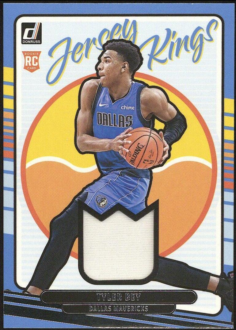 Tyler Bey Basketball Cards 2020 Donruss Rookie Jersey Kings