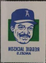 Reggie Jackson Baseball Cards 1986 Topps Tattoos Perforated