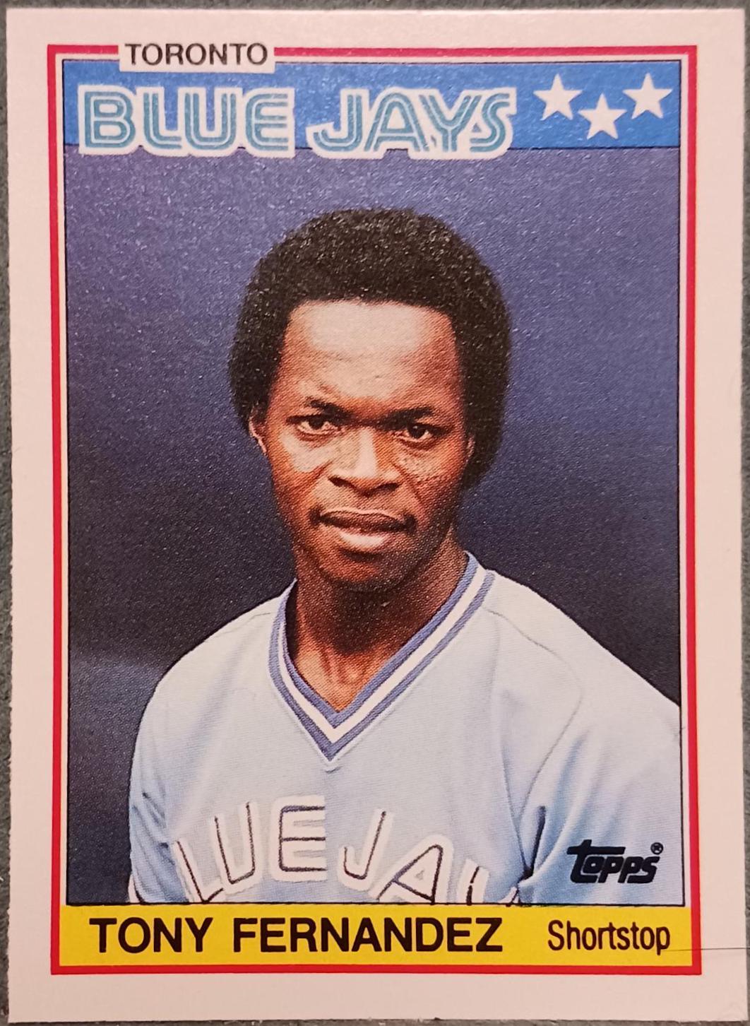 Tony Fernandez #23 Baseball Cards 1988 Topps American